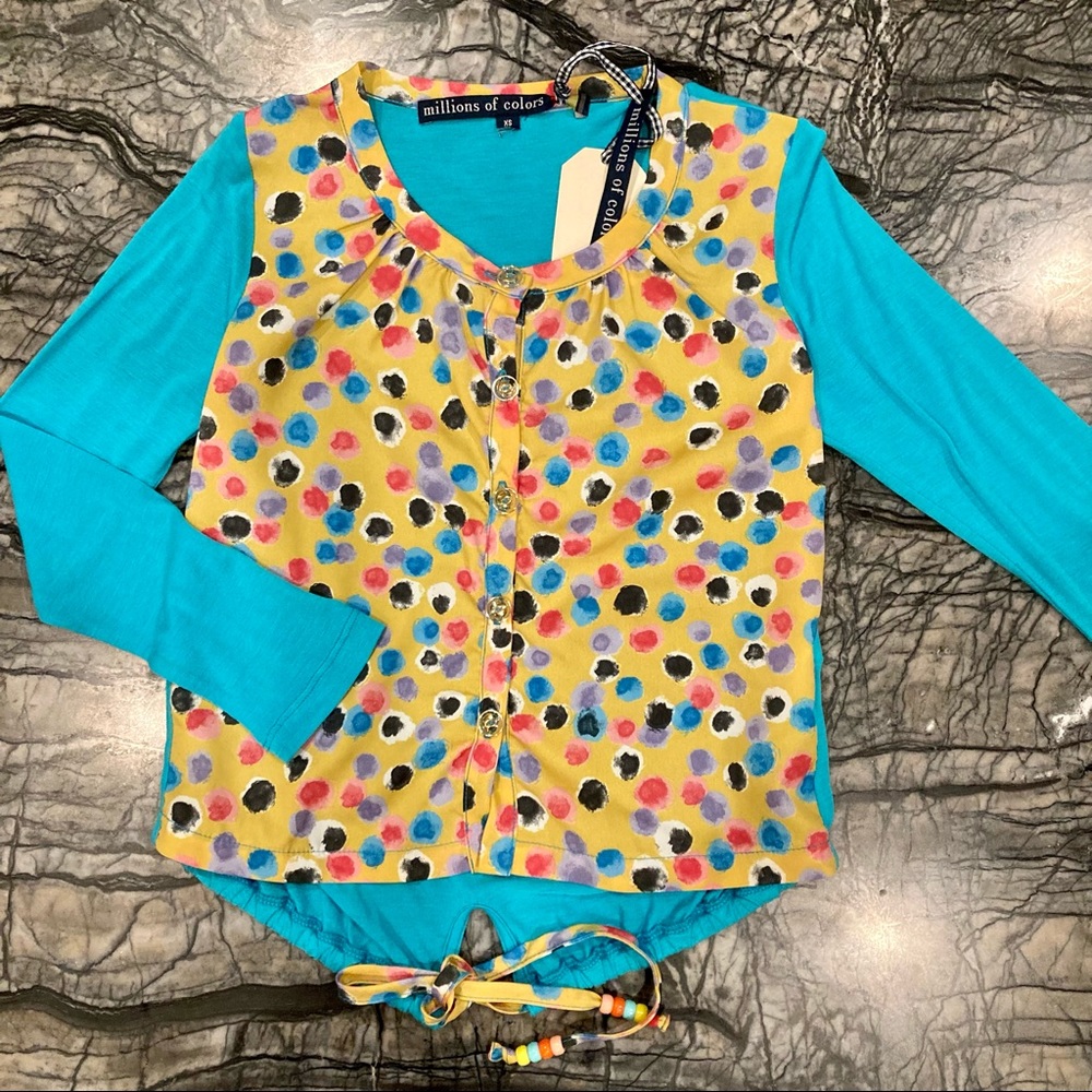 *MILLIONS OF COLORS Top, Size XS(4)